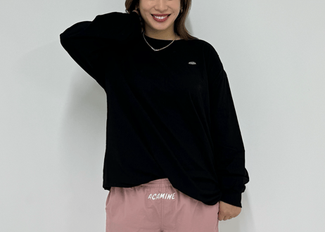 acamine half pants  smoky pink