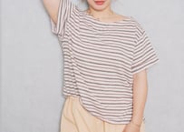 【AR】horizontal stripes T-shirt