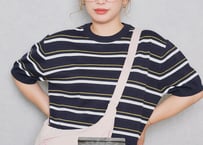 【AR】horizontal stripes summer knit