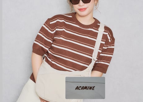 【AR】horizontal stripes summer knit