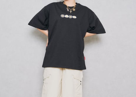 【AR】sunflower print T-shirt