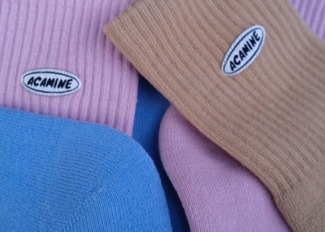 acamine socks pink