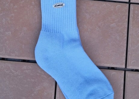 acamine socks light blue