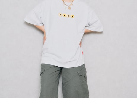 【AR】sunflower print T-shirt