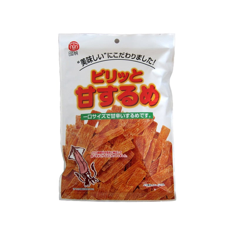 スルメ様 江戸屋】ピリッと甘するめ37g（1776）やわらか胴部分のみ使用 甘辛味の