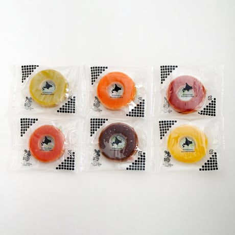 北海道カラフルバウム6個【送料無料】（740046）（差し入れ）（お取り寄せ）（お中元）（お歳暮）（ギフト）（贈答品）