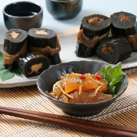 数の子松前と昆布巻2種セット （630004） 計450g 江戸屋 数の子松前漬け 150g 昆布巻き さけ 数の子 各150g 冷蔵 おせち 正月 ギフト お歳暮
