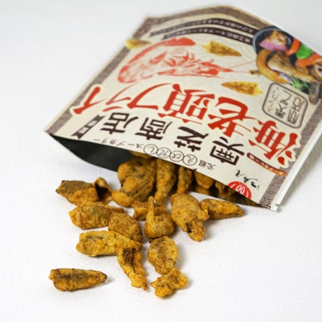 【江戸屋】海老頭フライスープカレー味21g - 奥芝商店監修 -（5816）甘えびの旨みが凝縮した香ばしスナック