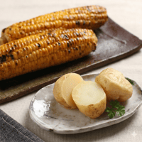 焼きコーン＆バタじゃが（720032）送料無料 とうもろこし スイートコーン じゃがいも 男爵いも バター 屋台の味 お取り寄せ グルメ 常温保存 野菜 おやつ ギフト 内祝 北の箱