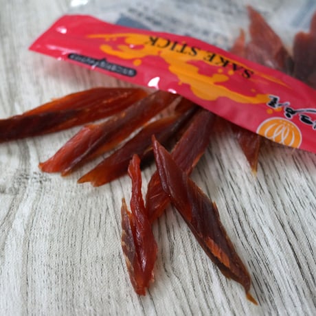 【江戸屋】鮭スティック40g（3673）北海道産鮭を皮むき加工した食べやすい鮭とばスティック