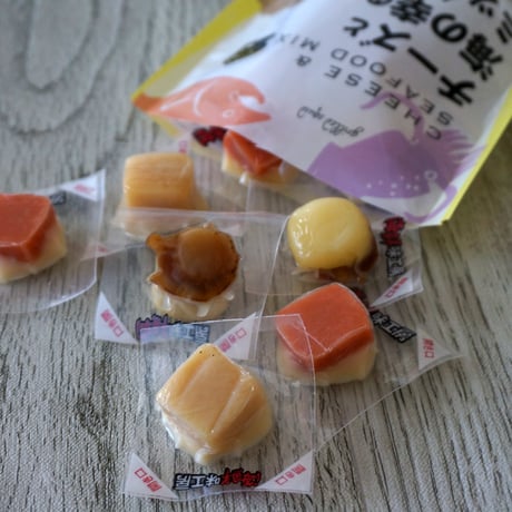 【江戸屋】チーズと海の幸ミックス11粒（4392）帆立・いか・鮭を楽しむひと口チーズおつまみ