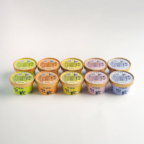 乳蔵アイスクリーム10個（110130）北海道ミルクと5種の味わいを楽しむアイスセット　送料無料　差し入れ　お取り寄せ　お中元　お歳暮　ギフト　贈答品
