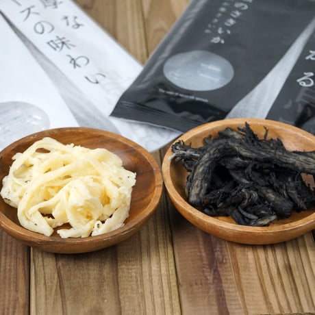 【江戸屋】黒と白のさきいかセット（770400）（ネコポス）（メール便）（お試しセット）（送料無料）