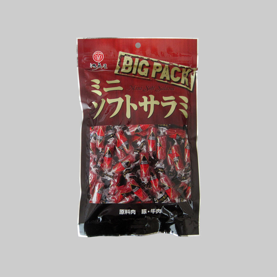 江戸屋】ミニソフトサラミビッグパック157g（14965）スパイスが程よく