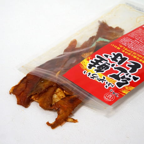 【江戸屋】ふぞろい紅鮭とば100g（3711）脂のり抜群の紅鮭を皮つきで干し上げた本格珍味