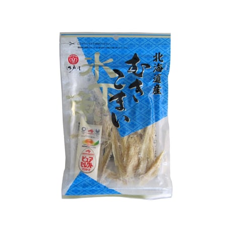 【江戸屋】北海道産むきこまい38g（2078）皮・骨取り済みで食べやすい北海道の定番珍味