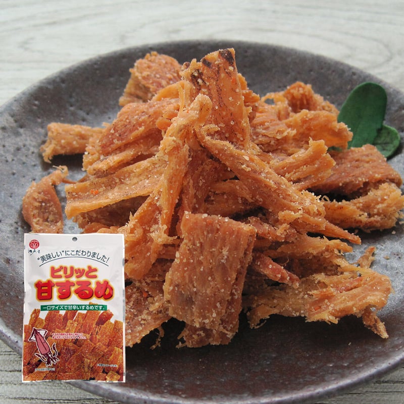 江戸屋】ピリッと甘するめ37g（1776）やわらか胴部分のみ使用 甘辛味の