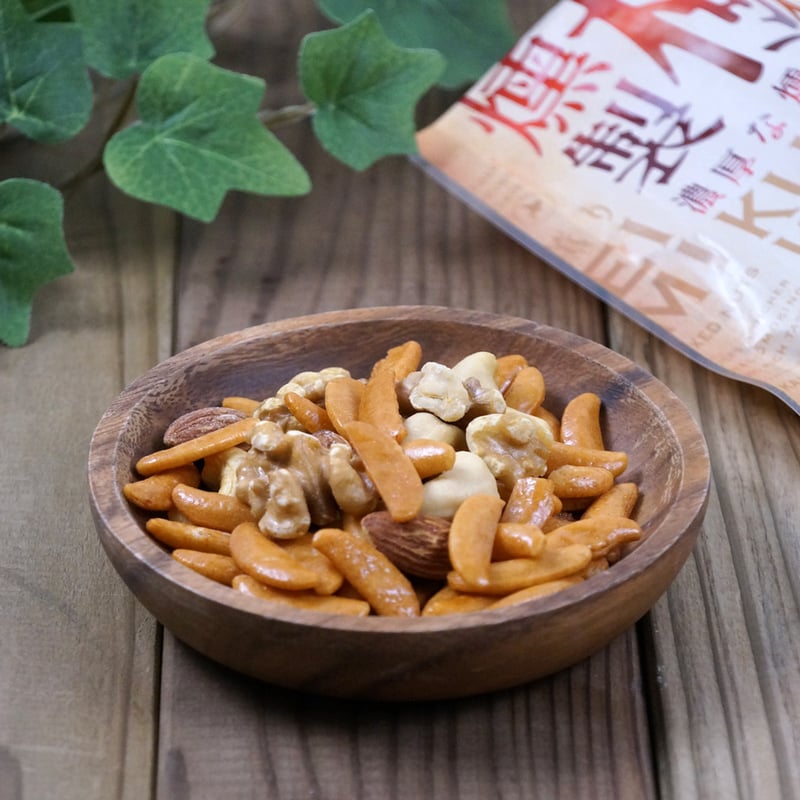 江戸屋】燻製極（くんせいきわみ）柿の種＆ミックスナッツ58g（6943