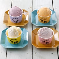 乳蔵アイスクリーム8個（110129）バニラ・ストロベリー・ハスカップ・赤肉メロンの4種アソート　送料無料　差し入れ　お取り寄せ　お中元　お歳暮　ギフト　贈答品