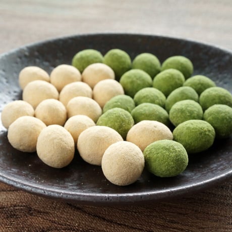 抹茶大豆ときなこ大豆145g（17424）日本産大豆使用 サクサク衣の和風ミックス豆菓子