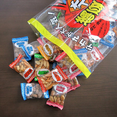 【江戸屋】大入満豆630g（7390）柿ピー・バタピー・コーヒーピー・フライビンズのバラエティ豆菓子詰合せ