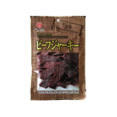 【江戸屋】ビーフジャーキー22g×10袋（10-14936）和風味 牛もも肉使用 食べやすいジャーキー おつまみ・家飲みに最適