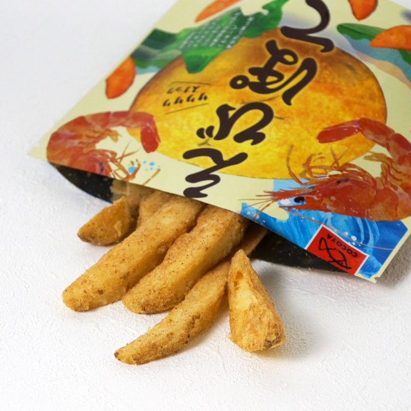 ポテト えびぽて35g（8724）北海道産皮付きポテト×日本海産甘エビの贅沢