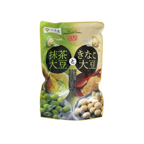 抹茶大豆ときなこ大豆145g（17424）日本産大豆使用 サクサク衣の和風ミックス豆菓子