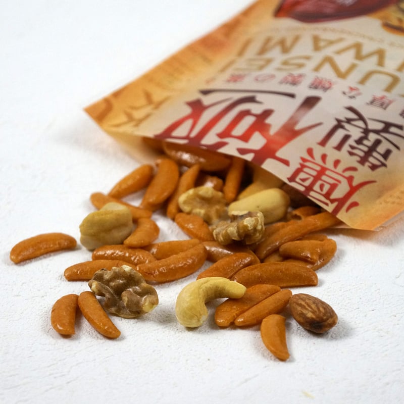 江戸屋】燻製極（くんせいきわみ）柿の種＆ミックスナッツ58g（6943