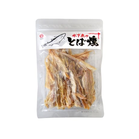 【江戸屋】氷下魚のとば燻82g（こまいのとばくん）（1842）燻製香が広がる食べやすい氷下魚のむき身珍味