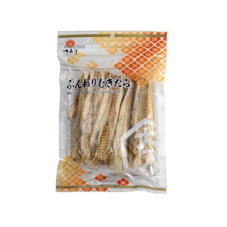 【江戸屋】ふんわりむきたら100g（3128）フリーズドライで軽やか・素材の旨みそのままのやわらか鱈珍味