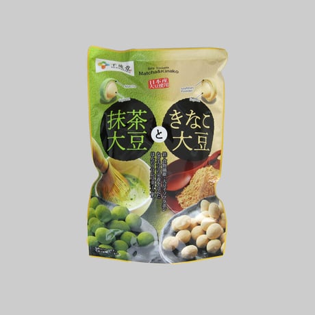 抹茶大豆ときなこ大豆145g（17424）日本産大豆使用 サクサク衣の和風ミックス豆菓子