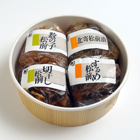 ※訳あり（お中元ギフト解体セール）数量限定※北海道 松前漬け 4種 食べ比べセット（計600g）数の子・ホッキ・切干大根・するめ｜おつまみ ごはんのお供【送料無料】