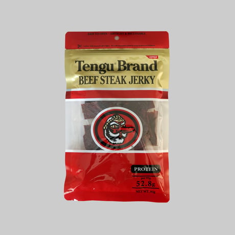 テングビーフジャーキー93g（14904）伝醤油味 100％赤身ももステーキ肉使用 濃厚旨みのおつまみ