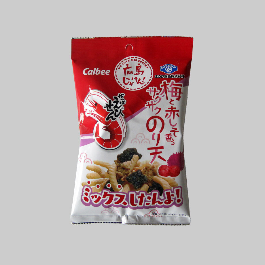 かっぱえびせん・梅と赤しそ香るサクサクのり天ミックス26g（5811