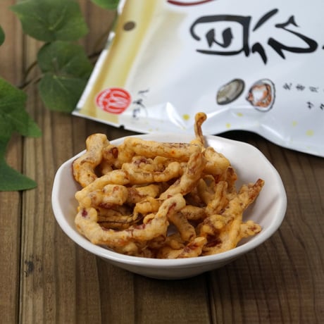 【江戸屋】ほっき貝ひも天 46g（5817）北寄貝（ホッキ）の旨味を凝縮したサクサク天ぷら。北海道の酒場で愛される本格珍味をお取り寄せ。