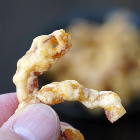 【江戸屋】ほっき貝ひも天 46g（5817）北寄貝（ホッキ）の旨味を凝縮したサクサク天ぷら。北海道の酒場で愛される本格珍味をお取り寄せ。