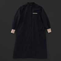 motone　レディス　スタンダードワンピース　黒×ベージュ