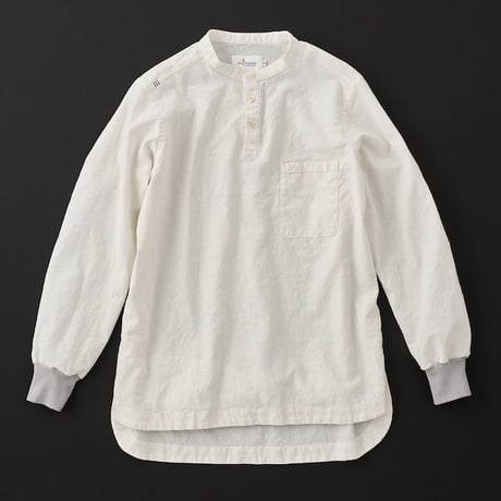 motone ユニセックス　エンゲイシャツ2nd　白×グレー