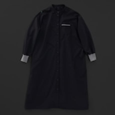 motone　レディス　スタンダードワンピース　黒×グレー