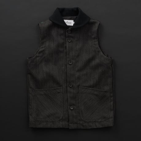 motone　ユニセックス　ランバーベスト ブラック