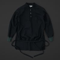 motone ユニセックス　エンゲイシャツ　黒×緑