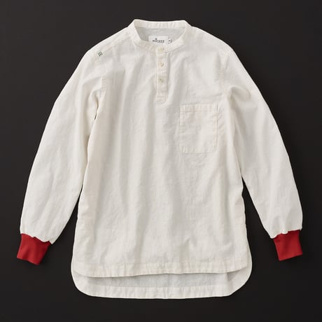 motone ユニセックス　エンゲイシャツ2nd　白×赤