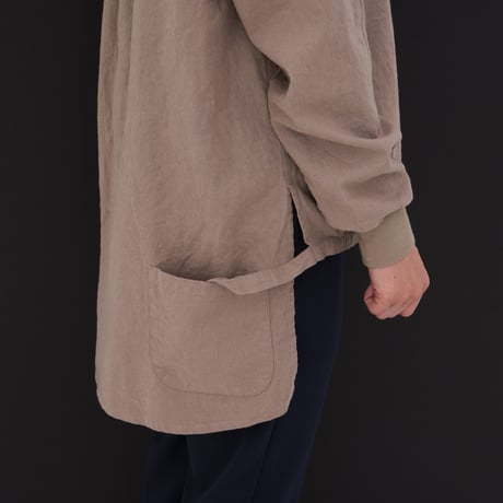 motone ユニセックス　エンゲイシャツ　白×白