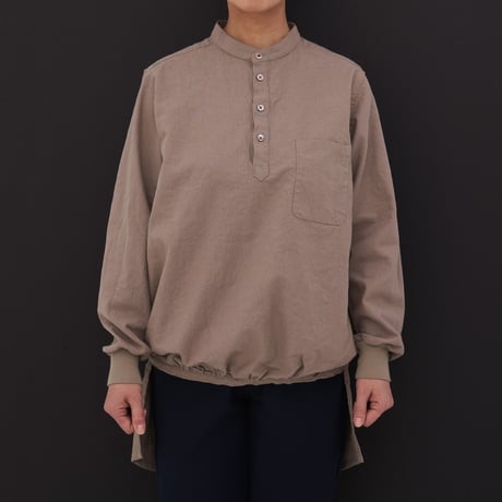 motone ユニセックス　エンゲイシャツ　白×白