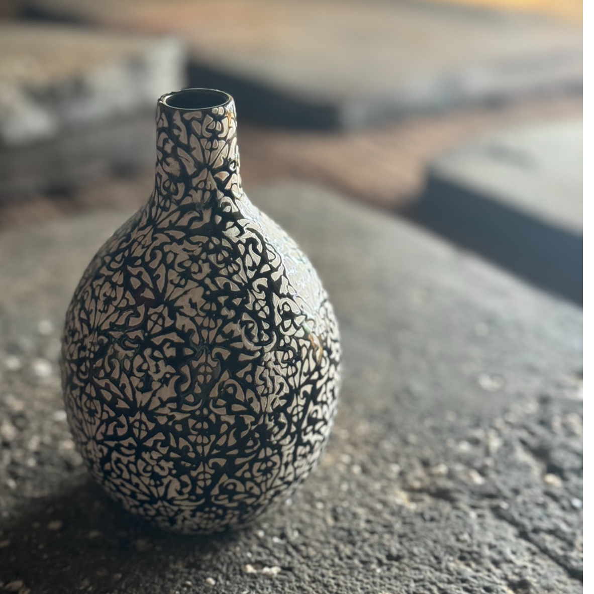 Despots Gloriosa vase ブラック（お花付き） | 花処江戸桜