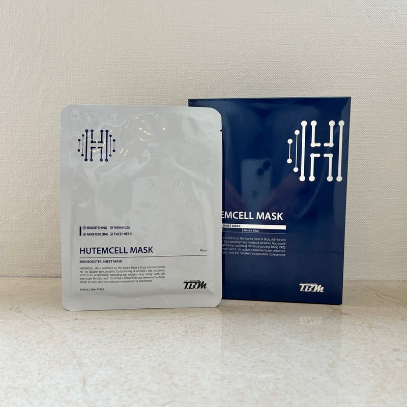 【返品?交換対象商品】 MASK HUTEM-CELL 幹細胞マスク 1箱(10枚入)1枚無料で / パック・フェイスマスク