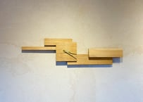 【現品販売】無垢オーク壁掛け時計