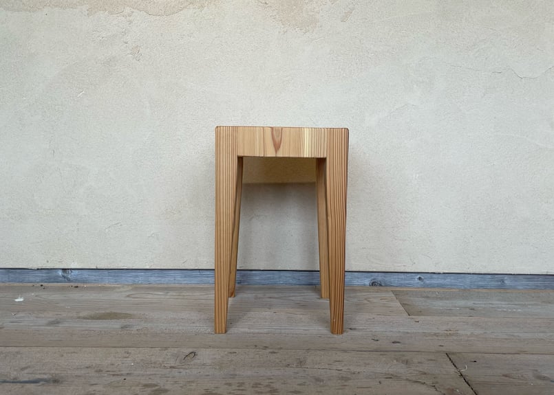 杉無垢チェアースツール 小口現しver.3 | Workscreator