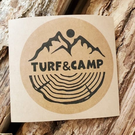 TURF&CAMP ステッカー（小）10枚入